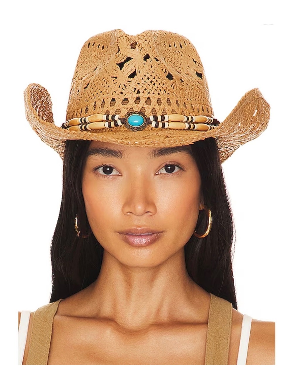 8 other reason coastal cowboy hat in natural FLAW/damage see photos $59